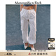 ABERCROMBIE & FITCH女裝25春夏美式baggy風(fēng)中腰寬松工裝褲休閑褲長(cháng)褲KI156-4131 奶油色 S 165/72A標準版