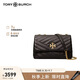 托里.伯奇（TORY BURCH）禮物TB女包徽標鏈條單肩包90452 001黑色中號