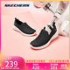 斯凱奇（Skechers）女鞋秋季網(wǎng)面健步鞋懶人一腳蹬輕便百搭軟底休閑運動(dòng)鞋15637