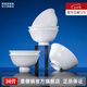 景德鎮(zhèn)陶瓷家用餐具純色手工飯碗不易掛油白瓷泡面碗盤喬遷搬家新婚禮物 【高端禮盒裝】如意飯碗*6-白瓷