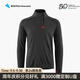 KLATTERMUSEN攀山鼠10055胡戈男款半拉鏈套頭帽衫-Huge Zip Sweater M's 962RavenBurnt Russet烏黑紅褐 L
