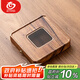 MULTIPOTENT茶盤(pán)胡桃木實(shí)木茶盤(pán)茶托炫樂(lè )干泡盤(pán)四方盤(pán)