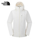 The North Face北面沖鋒衣女羽絨內膽三合一戶(hù)外防水保暖8ED1 白色/QLI L