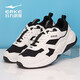 鴻星爾克（ERKE）【斷碼淸倉】跑步鞋男紅星旗艦休閑運動(dòng)潮流百搭網(wǎng)面軟底慢跑男鞋 正白 40