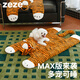 ZEZE老虎墊子狗墊子狗窩狗狗睡墊寵物四季通用大型犬小型犬帶枕頭