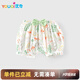 優(yōu)奇嬰兒褲子女寶寶夏季薄款超短褲女童夏天短款五分褲透氣蝴蝶花苞褲