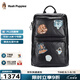 暇步士（Hush Puppies）男士雙肩包真皮個(gè)性款潮流男士時(shí)尚高檔背包大容量休閑隨身旅行包 飛馳HA-1771701W-5720