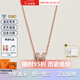 愛(ài)馬仕（HERMES）項鏈女Mini Pop H琺瑯吊墜女士玫瑰金鏈條鎖骨鏈送女友教師節送禮 奶茶灰玫瑰金H147992F055