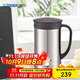 虎牌（TIGER）保溫保冷杯茶濾網(wǎng)杯辦公杯CWM-A050-XC不銹鋼色500ml