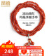 鳳禧珠寶天然南紅瑪瑙手串本命年轉(zhuǎn)運(yùn)珠手鏈送女友媽媽生日禮物實(shí)用
