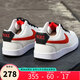耐克（NIKE）板鞋男鞋簡(jiǎn)版空軍一號AF1低幫滑板休閑鞋透氣運動(dòng)鞋 DM1187-101/大學(xué)紅黑 41