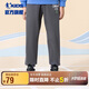 喬丹（QIAODAN）童裝男童褲子運動(dòng)褲兒童大童長(cháng)褲純棉休閑加絨褲-120CM