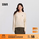 森馬（Semir）史努比系列毛衣女冬彩點(diǎn)含羊毛插肩袖繡花圓領(lǐng)套頭衫101724107025