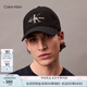 Calvin KleinJeans【明星同款】25春夏男女情侶ck刺繡純棉棒球帽禮物4G5004G UB1-太空黑 均碼