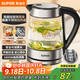蘇泊爾（SUPOR）玻璃電水壺熱水壺高硼硅玻璃電熱水壺 1.7L燒水壺 SWF17E26A