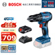 博世（BOSCH） GSB185-LI專(zhuān)業(yè)級(jí)鋰電無(wú)刷充電式?jīng)_擊鉆（晶鋼鉆）電鉆電動(dòng)螺絲刀 2.0Ah×1塊電池標(biāo)配裝