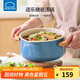 樂(lè )扣樂(lè )扣（LOCK&LOCK）適樂(lè )湯鍋不沾鍋燉鍋防燙煮鍋具電磁爐煤氣灶通用湯鍋20CM 