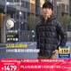 君羽戶(hù)外超輕羽絨服情侶款1000蓬松度連帽中厚保暖鵝絨夾克 C52049 黑色-男款 L 推薦男136-150斤/女111-120斤