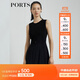 PORTS寶姿商場(chǎng)同款新品女裝無(wú)袖蕾絲百褶連衣裙LL8D095KWB008 黑色 S (4)