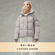 加拿大鵝（Canada Goose）Pastels 粉彩系列 Junction 女士白標(biāo)派克大衣大鵝羽絨服 2602LB1 439 月光石灰 XS