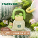 星巴克（Starbucks）杯子 多肉花園系列 不銹鋼桌面杯高顏值可愛(ài)便攜隨行杯男女士送禮 不銹鋼雙飲口杯(配掛件)650ml