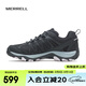 邁樂(lè )（Merrell）戶(hù)外徒步鞋男女款ACCENTOR GTX/WP經(jīng)典防水透氣防滑耐磨登山鞋 J135442-GTX黑（女款） 39