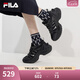 斐樂(lè)（FILA）魚(yú)刺3代老爹鞋女鞋春新款休閑鞋厚底增高鞋運(yùn)動(dòng)鞋 黑-BK 37.5