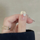 栢啟歆穿戴甲甲片中長(cháng)款美甲貼片貓眼豹紋假指甲秋冬季 春日花花  30片