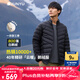 君羽戶外羽絨服情侶款輕薄鵝絨服800蓬鵝絨秋冬防風(fēng)保暖羽絨衣C52021 男款—黑色 L 推薦男136-150斤/女101-110斤