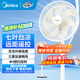 美的（Midea）電風(fēng)扇家用落地扇可調節立式風(fēng)扇客廳臥室遙控搖頭大風(fēng)量電扇輕音送風(fēng)循環(huán)通風(fēng) 【 加大網(wǎng)罩 強勁風(fēng)力】SAH35MR