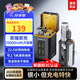 酷瓦佳【國家3C安全認證】2025年新款充電寶快充戰(zhàn)術(shù)機甲換彈夾膠囊分離式可拆卸電池小巧便攜 25000毫安  帶智能充電倉 Type-C 安卓+蘋果15-16