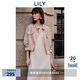 LILY微光夾克2025夏新款女裝莫代爾醋酸混紡工裝休閑薄款短款外套 607淺金 L