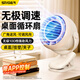 斯泰克【無(wú)極調檔+可掛可夾子】桌面風(fēng)扇宿舍辦公室午睡USB充電家用小型高速渦輪增壓便攜長(cháng)續航靜音強勁