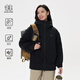 KOLON SPORT/可隆防水羽絨服 明星同款 男女戶外中量防風(fēng)保暖鵝絨外套 LUDJ4WT524-BK 黑色 M 170/92A
