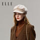 ELLE羊毛鴨舌貝雷帽女士秋冬季時(shí)尚百搭八角帽報童英倫風(fēng)畫(huà)家帽子