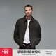 CHINISM CH赤塵抗皺免燙簡(jiǎn)約白色襯衫男士潮流質(zhì)感休閑長(cháng)袖襯衣情侶外套 黑色 L