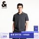 杰克·瓊斯（JACK&JONES）百搭時尚簡約潮流通勤商務(wù)休閑字母刺繡polo衫上衣男裝225106003 G04深花灰 常規(guī) M