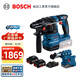 博世（BOSCH） GBH 185-LI專(zhuān)業(yè)鋰電無(wú)刷吸塵電錘18V充電式電鉆沖擊鉆混凝土打孔 5.0Ah電池×2【加GDE 12套裝】