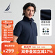 諾帝卡（NAUTICA）【單件直降】男裝25春夏新款棉氨珠地親膚多色短袖翻領(lǐng)T恤KE5101 藏青4NV XL