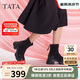 他她 喵爪系列Tata彈力靴女靴CEG01DZ4 黑色 36
