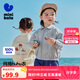迷你巴拉【純棉】男童女童夏季新款親膚柔軟外套寶寶空調(diào)服