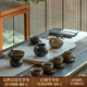 萬(wàn)仟堂（Edenus）高檔茶具套裝 家用客廳泡茶器全套中秋禮品禮物禮盒 萬(wàn)事勝意A 秋山釉 1壺1海1漏6杯6碟 15頭