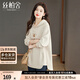 絲柏舍通勤風(fēng)衛(wèi)衣2025秋裝新款女裝簡(jiǎn)約寬松連帽抽繩長(zhǎng)袖上衣
