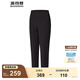 波司登（BOSIDENG）25年新款夏季休閑運(yùn)動(dòng)防曬長(zhǎng)褲女UPF50+防紫外線直筒褲B250922128 黑色8056 M 165/70A