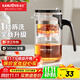 金灶（KAMJOVE）飄逸杯玻璃茶壺家用可拆卸泡茶器茶杯泡茶壺套裝茶具花茶壺 K-209 可拆洗飄逸杯【500ml】