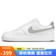 耐克NIKE板鞋女經(jīng)典百搭COURT VISION LOW休閑鞋CD5434-111白灰37.5