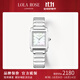 LOLA ROSE羅拉玫瑰新款城市漫游系列藍調小方表女士手表女生日禮物送女友 LR4212-白母貝