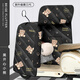浪漫美西（langmanmeixi）電動(dòng)車(chē)擋風(fēng)被四季通用全包雙面防水電瓶摩托車(chē)夏防風(fēng)防曬罩春秋款 全包四季款【雙面防水+可收納】黑底開(kāi)心小熊