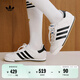 adidas「T頭鞋」K 74經(jīng)典薄底運動(dòng)鞋男女阿迪達斯官方三葉草   亮白/黑色/樹(shù)脂黃(推薦腳型偏胖選大半碼)   42