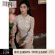 固執(zhí)（OBSTINATE）【特價(jià)】?jī)?yōu)雅連衣裙女裝秋季新款百搭收腰顯瘦長(zhǎng)袖格子A字裙 咖啡格子 170/88A/L